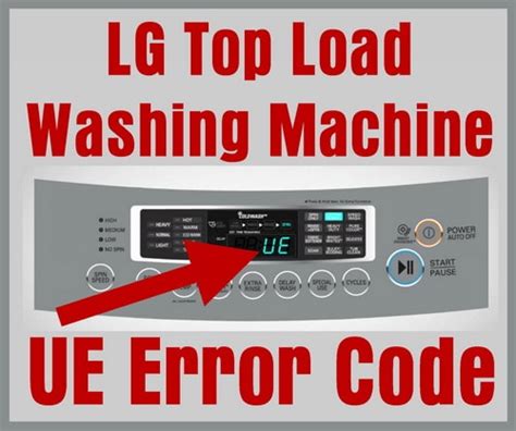 lg washer ue code|ApplianceBlog